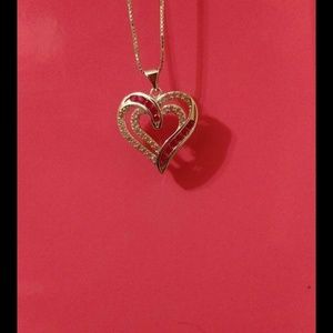 Pink & silver necklace